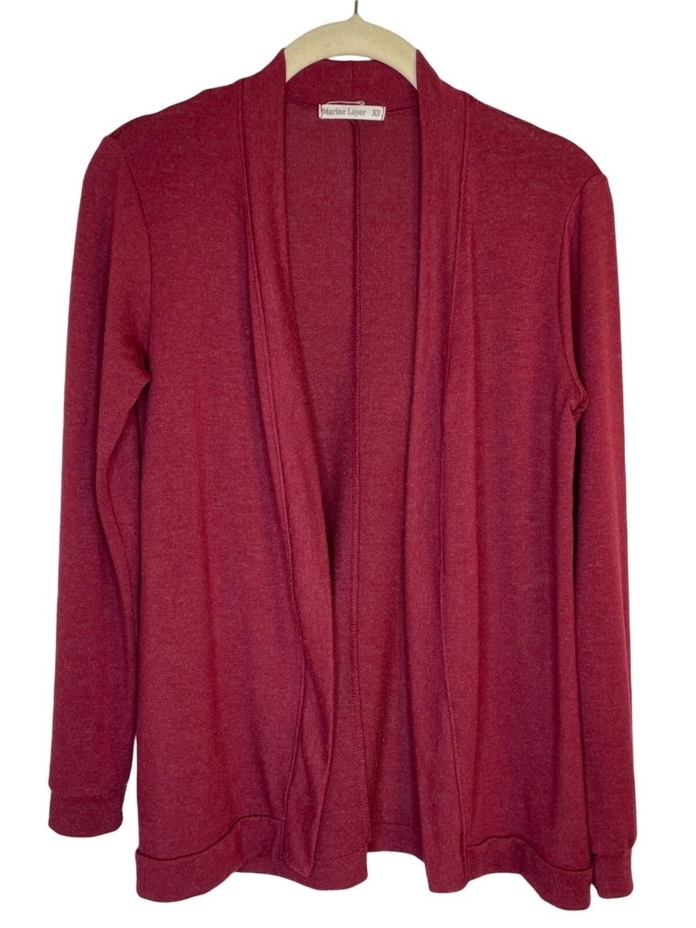 Marine Layer Open-Front Long Sleeve Sweater Cardigan - S